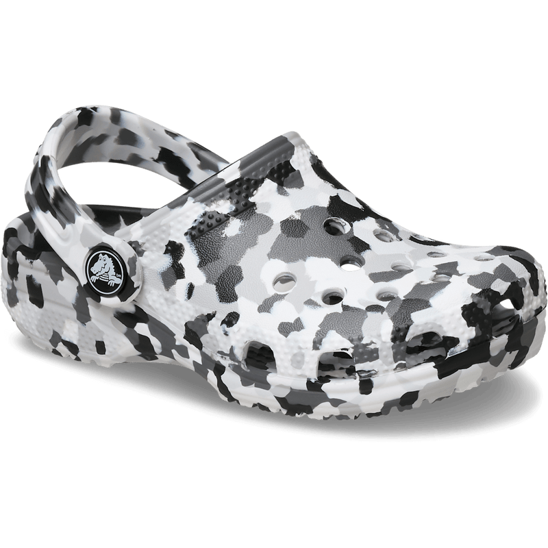 Toddler Classic Confetti Clog - Black / White