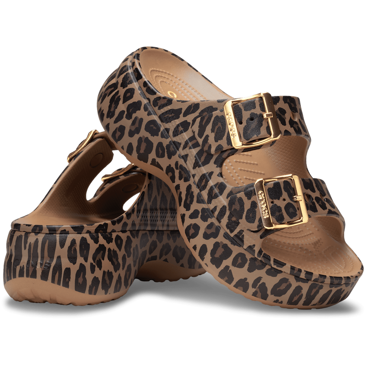 Saturday Platform Leopard Sandal - Sepia/Leopard/Gold