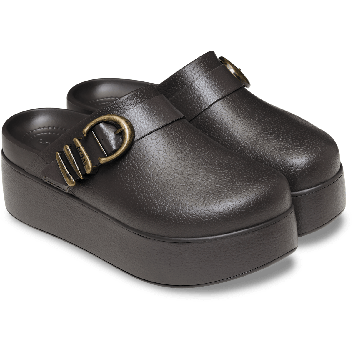 Dylan Platform Boho Buckle Clog - Espresso