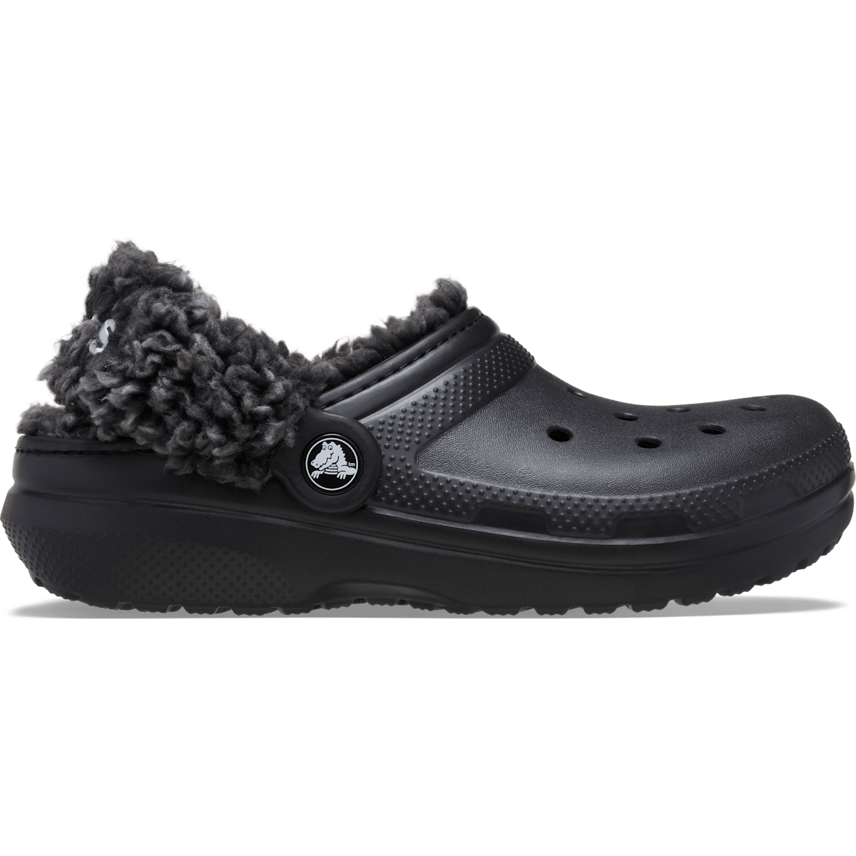 Kids’ Classic Fleece Lined Clog - Black