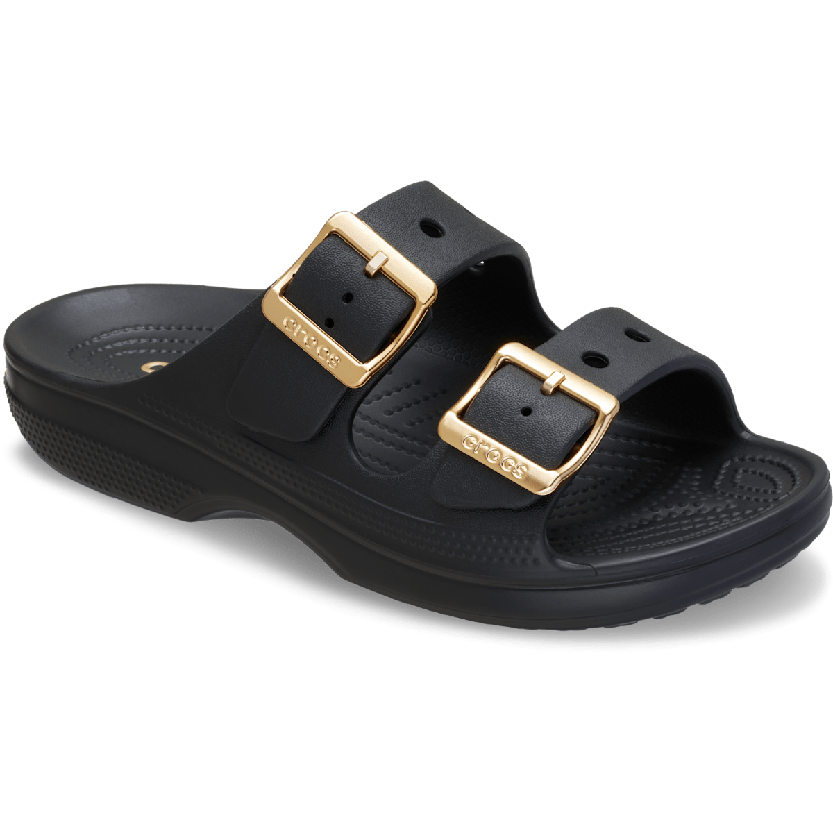 Saturday Metallic Buckle Sandal - Black