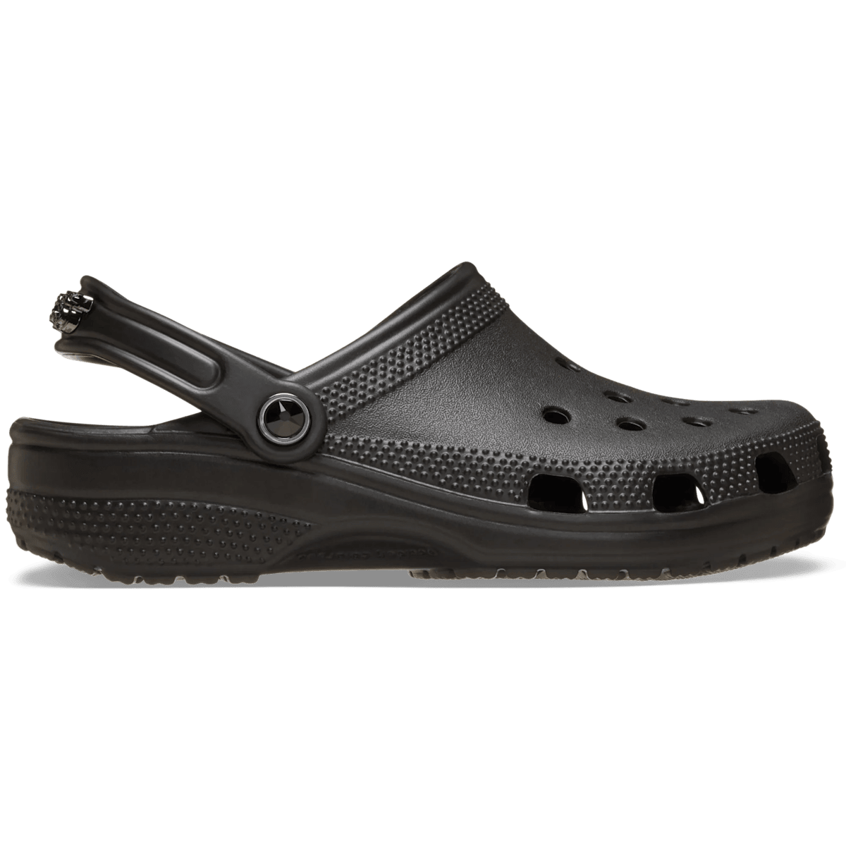 Classic Clog with Swarovski® Crystals - Black