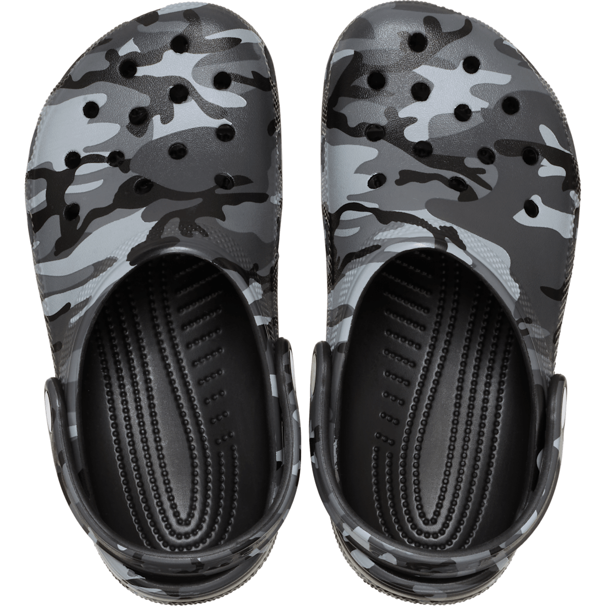 Kids' Classic Camouflage Clog - Black/Slate Grey