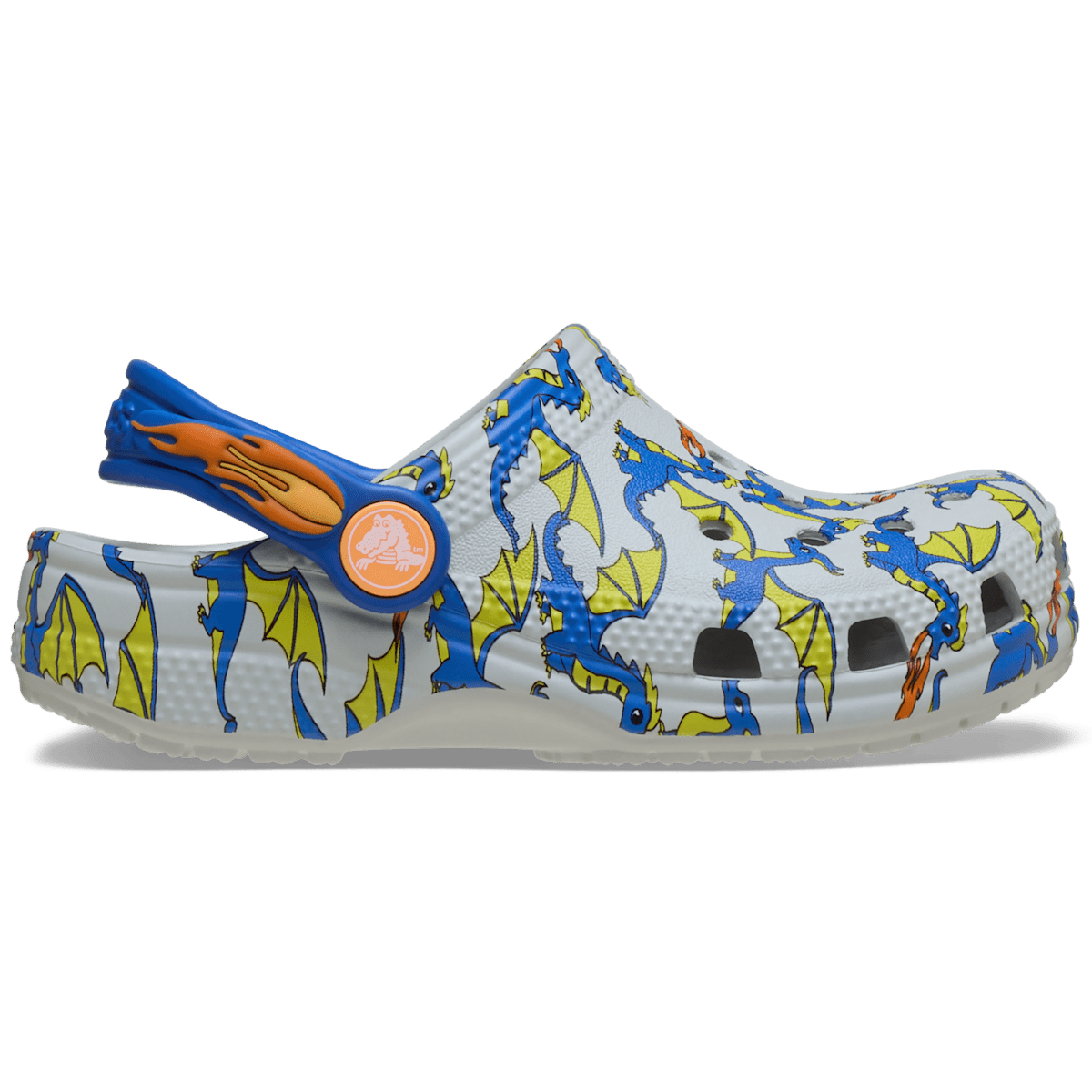 Toddler Classic Dragon Graphic Clog - Atmosphere