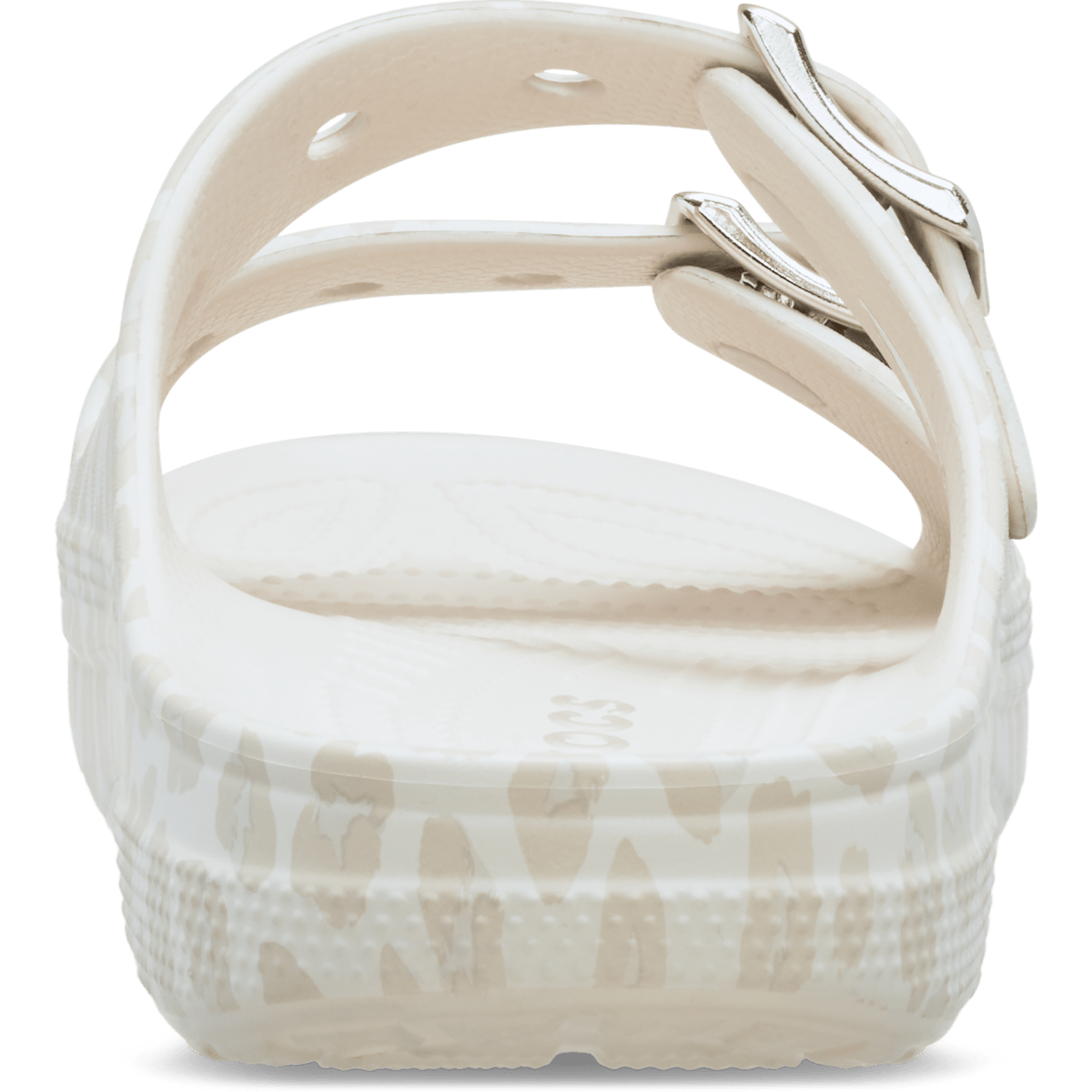 Saturday Metallic Buckle Animal Sandal - Almond Tint/Leopard