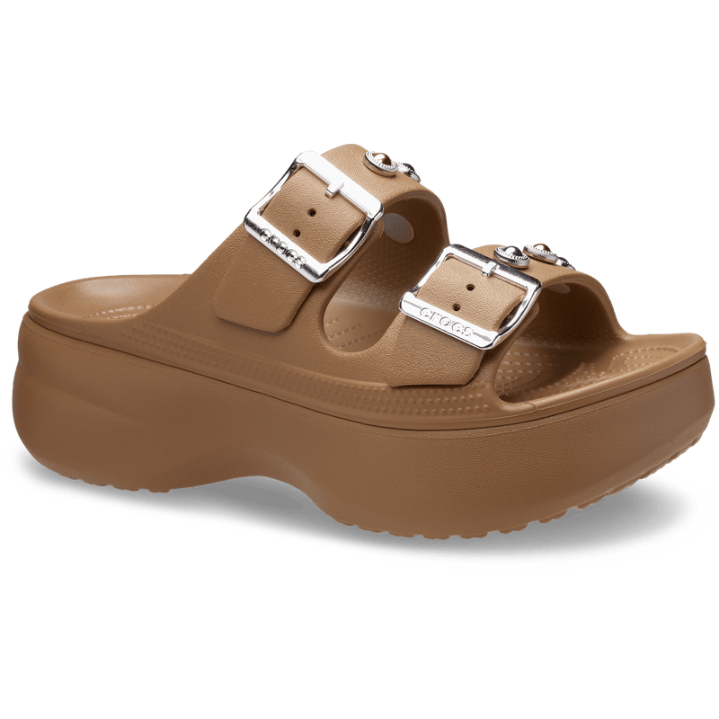 Women's Saturday Platform Embellished Sandal - Sepia / Silver