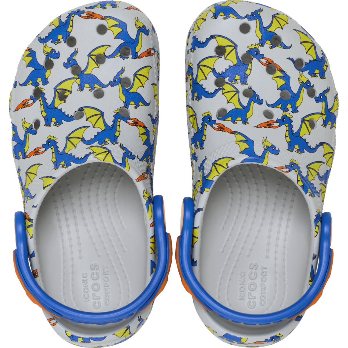 Toddler Classic Dragon Graphic Clog - Atmosphere