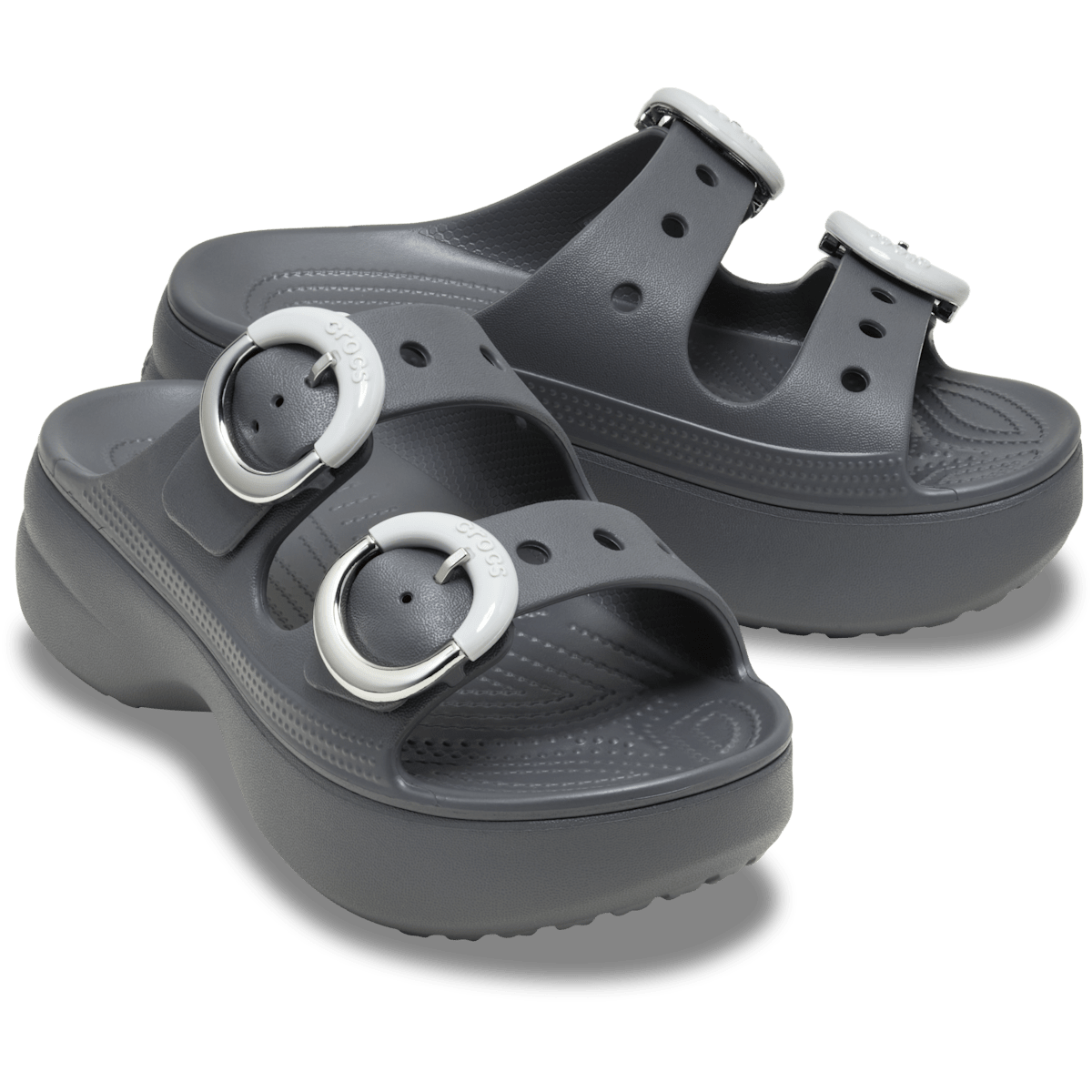 Women's Saturday Platform Dipped Buckle Sandal - Carbon