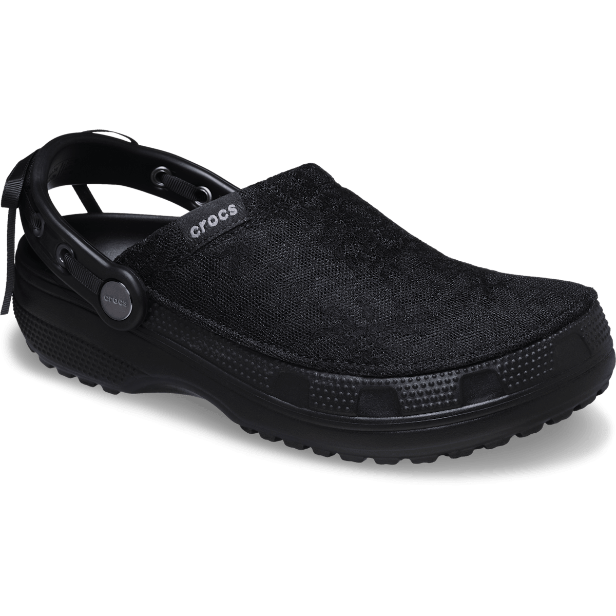 Crafted Lace Clog - Black